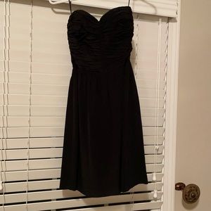 Black strapless Rebecca Taylor dress size 0